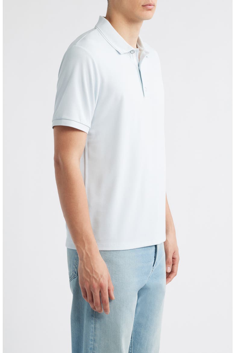Slim Fit Tech Piqué Polo, Alternate, color, ARCTIC