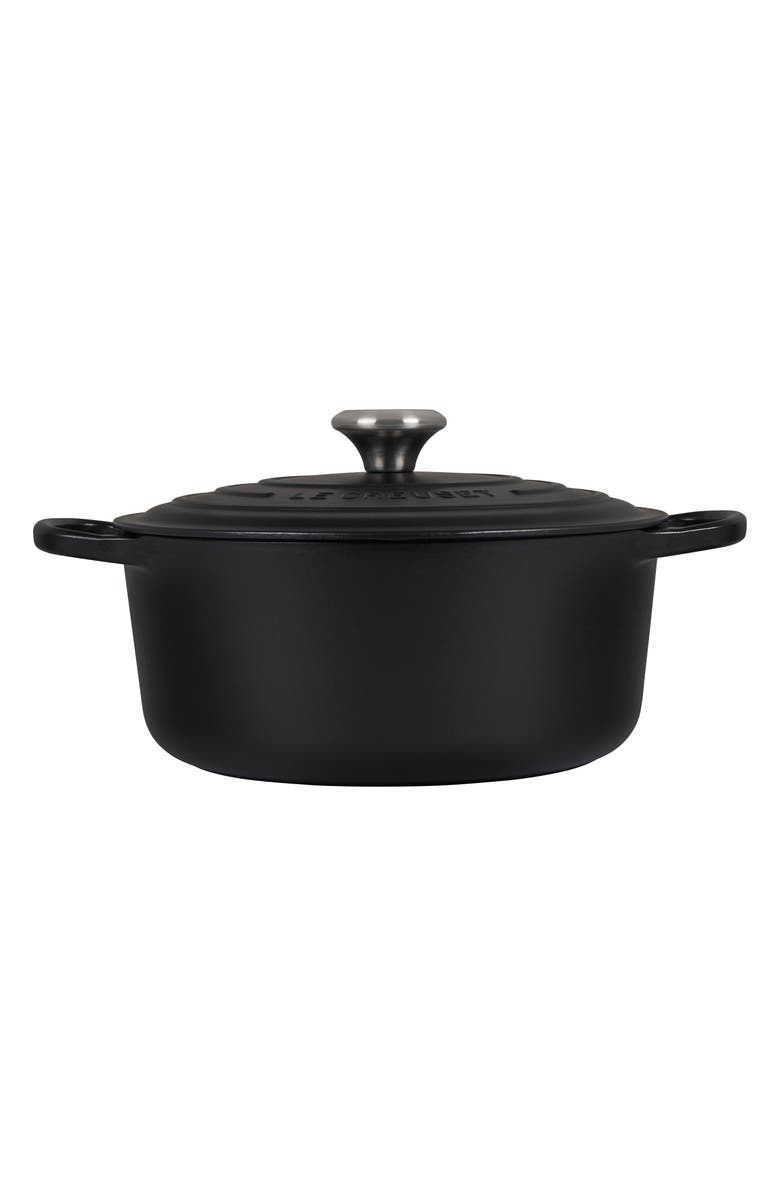 Le Creuset Signature 5.5-Quart Round Enamel Cast Iron French/Dutch Oven, Alternate, color, Licorice