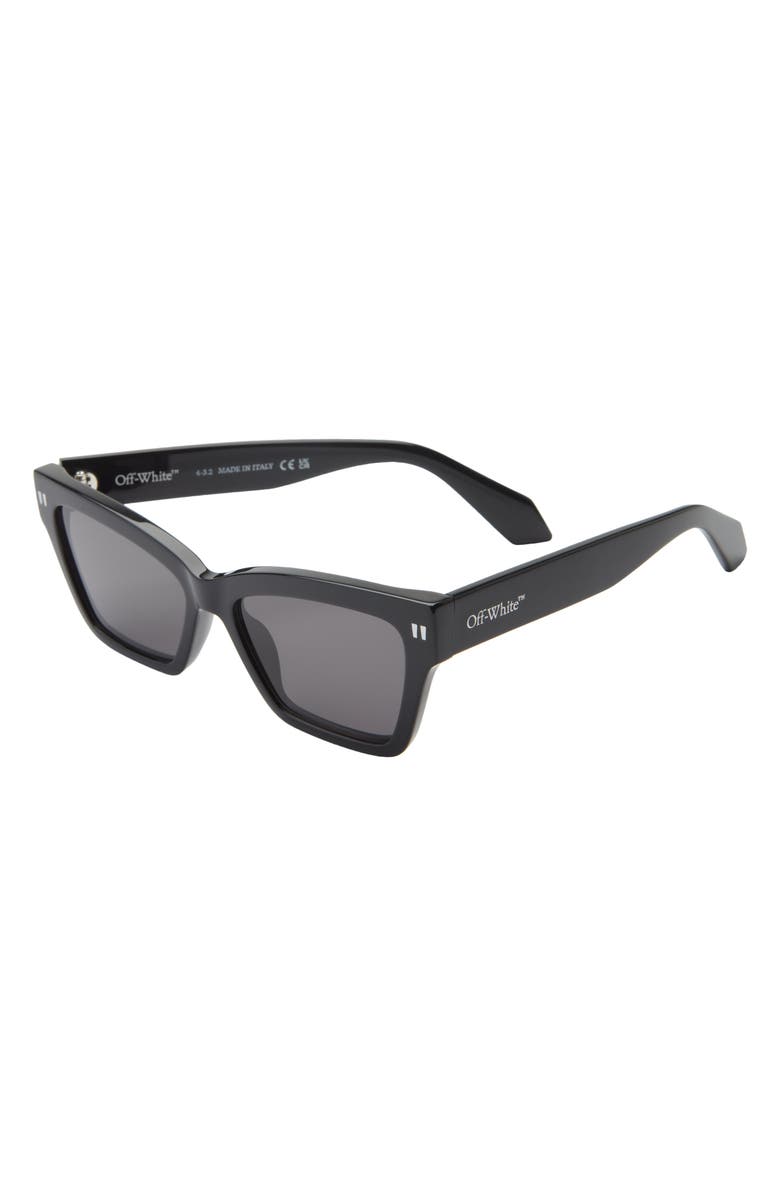 Off-White Cincinnati Square Sunglasses, Alternate, color, Black Dark Grey