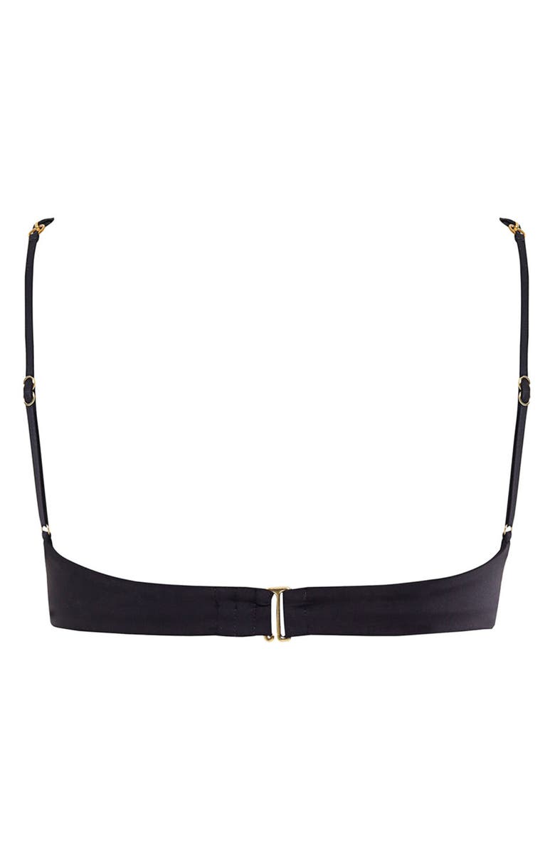 Agua Bendita Maray Solstice Bikini Top, Alternate, color, Black