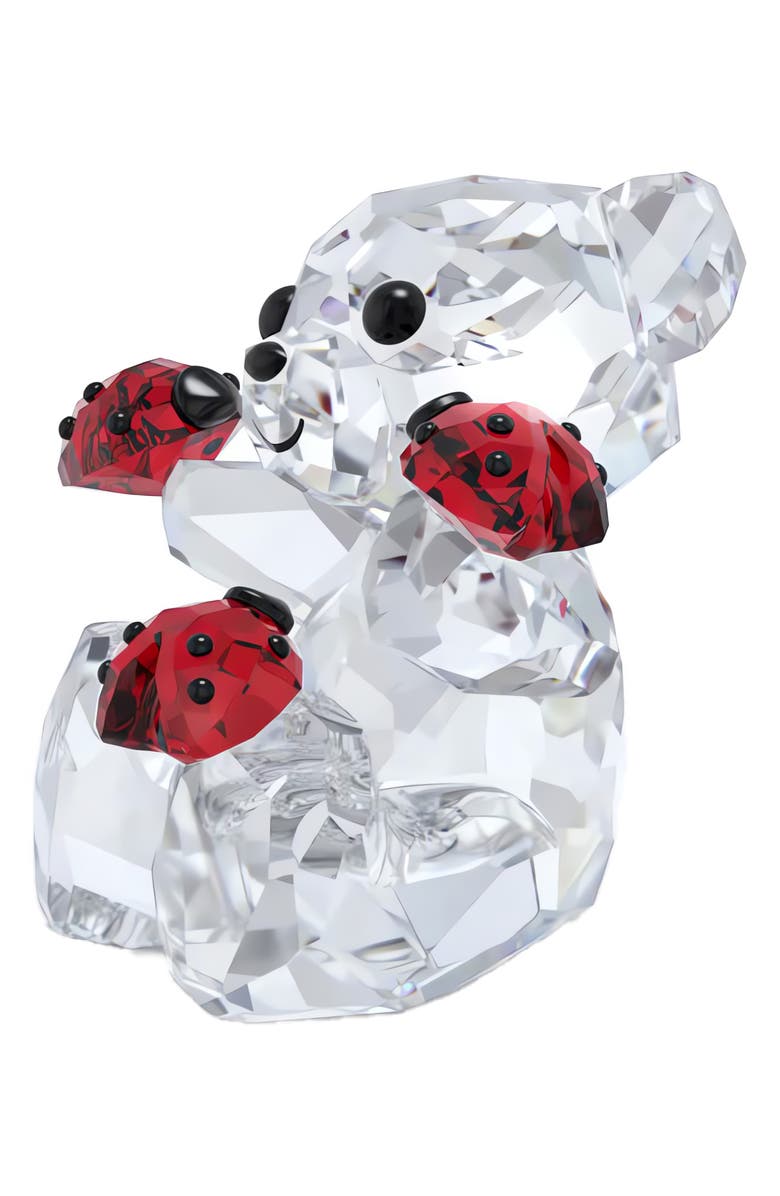 Swarovski Kris Bear Good Luck Bear Crystal Figurine, Alternate, color, Crystal Multi