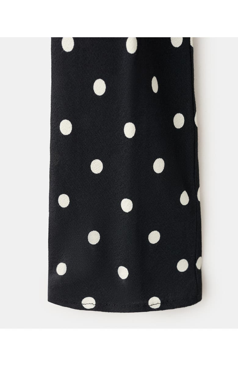 MANGO Dot Long Sleeve Maxi Dress, Alternate, color, 