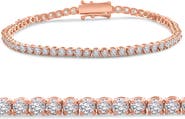 Bliss Diamond 4 Ct Diamond Tennis Bracelet 14k White, Yellow, or Gold Lab Grown 7"