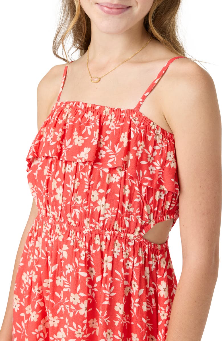 O'Neill Paxtyn Floral Cutout Minidress, Alternate, color, 