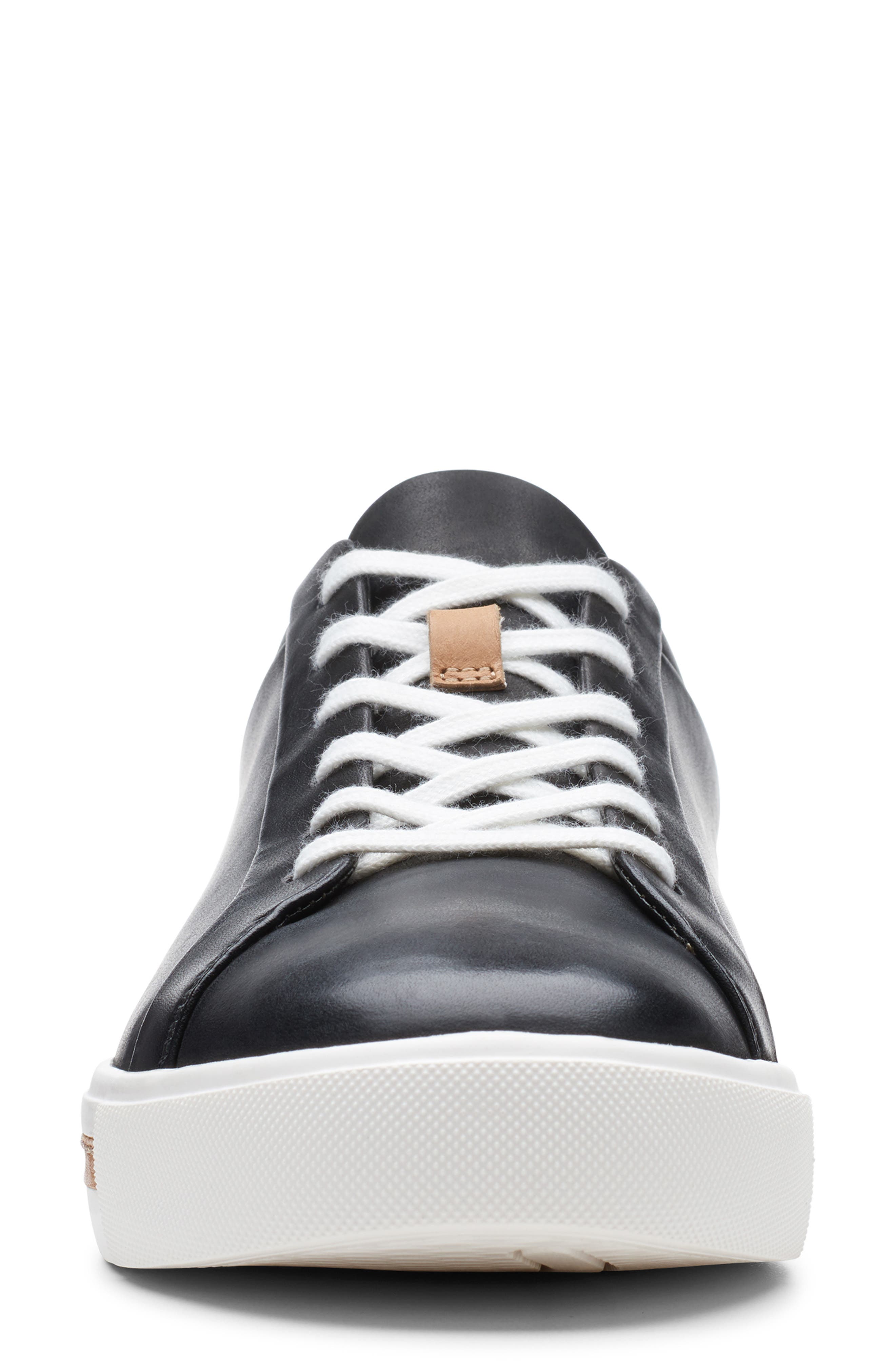 Un Maui Lace Sneaker, Alternate, color, BLACK/ BLACK LEATHER
