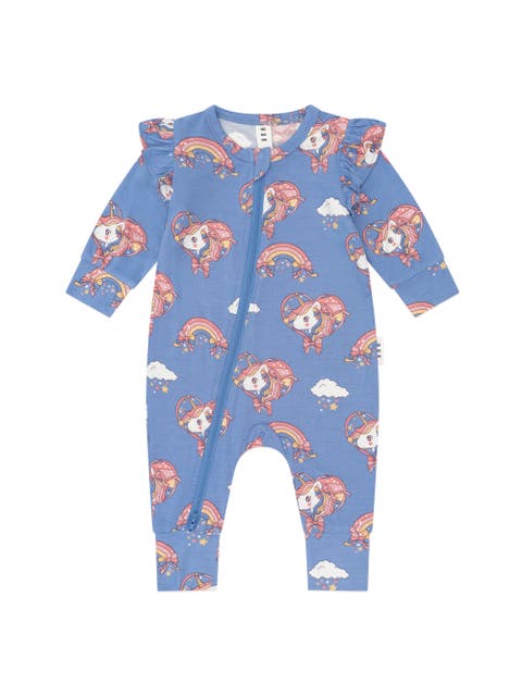 Whimsical Unicorn Zip Romper (Baby)