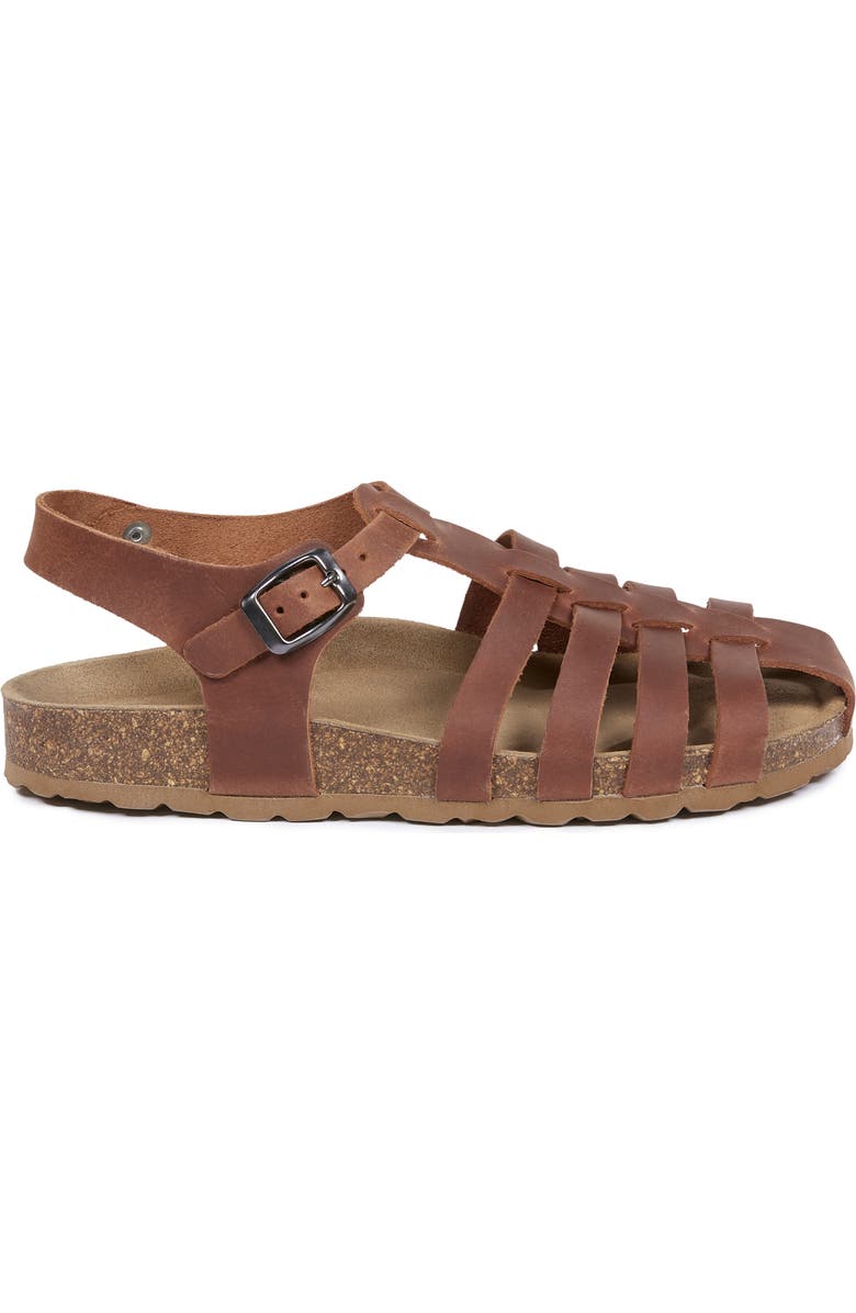 Celtic & Co. Fisherman's Sandal, Main, color, Rust