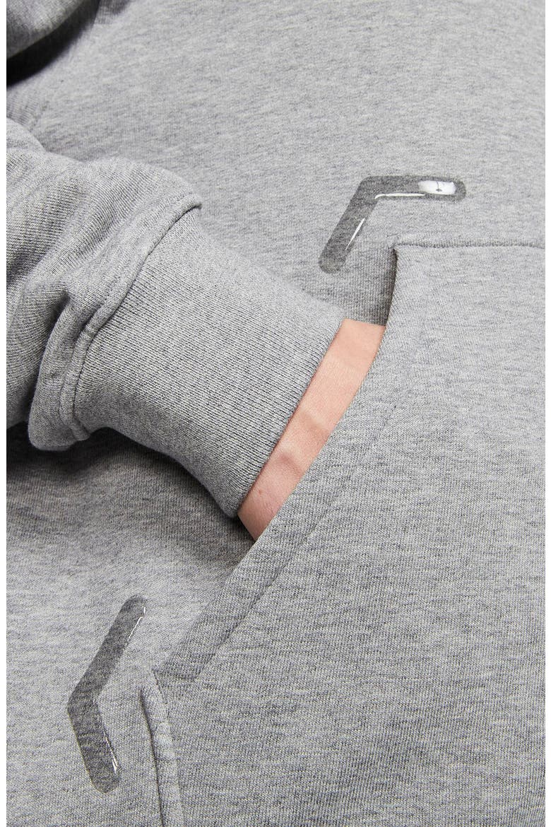 NRG Pigalle Hooded Sweatshirt, Alternate, color, DARK GREY HEATHER