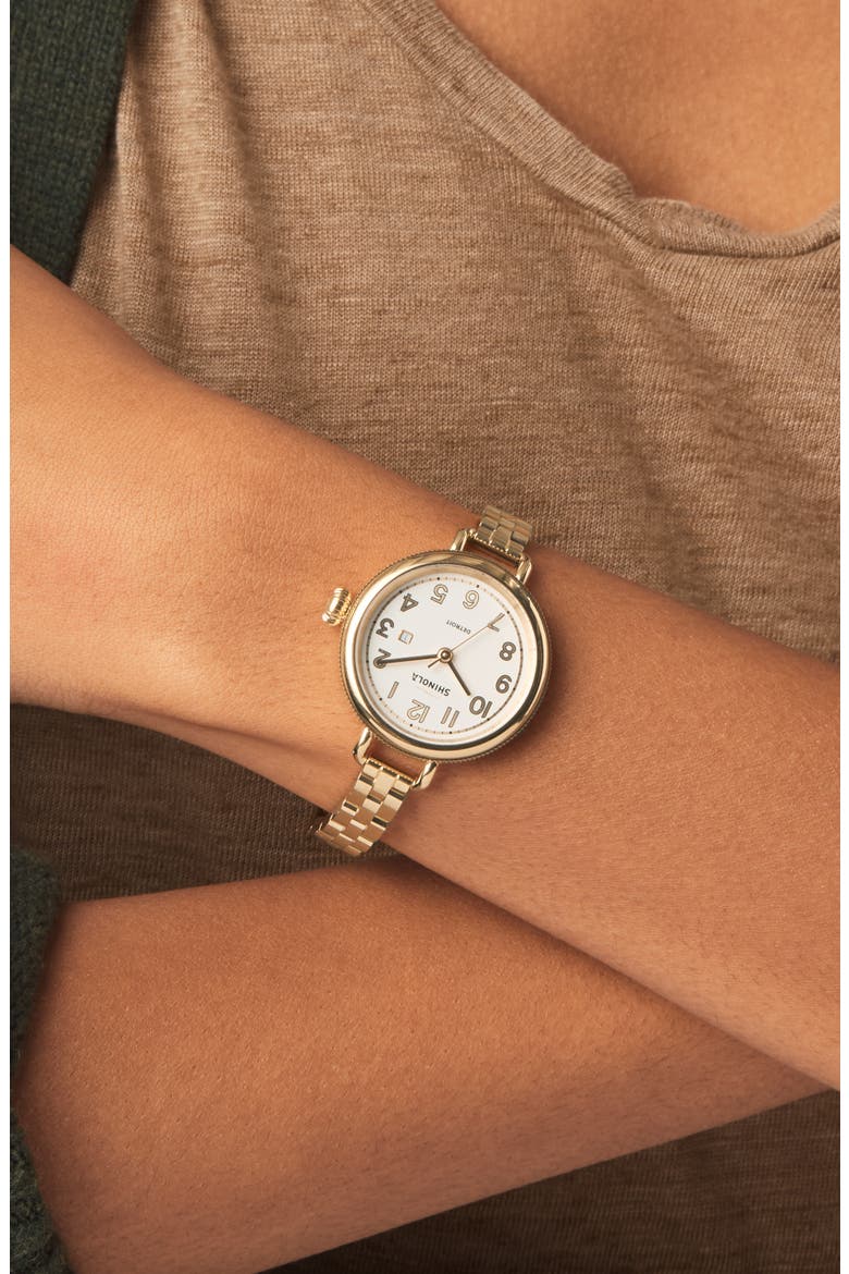 The Birdy Bracelet Watch, 34mm, Alternate, color, LIGHT SILVER
