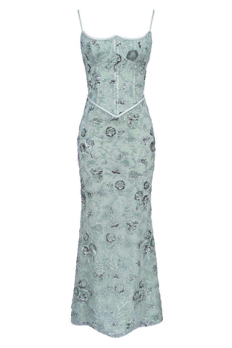 Naima Jade Hand Beaded Dress, Alternate, color, JADE