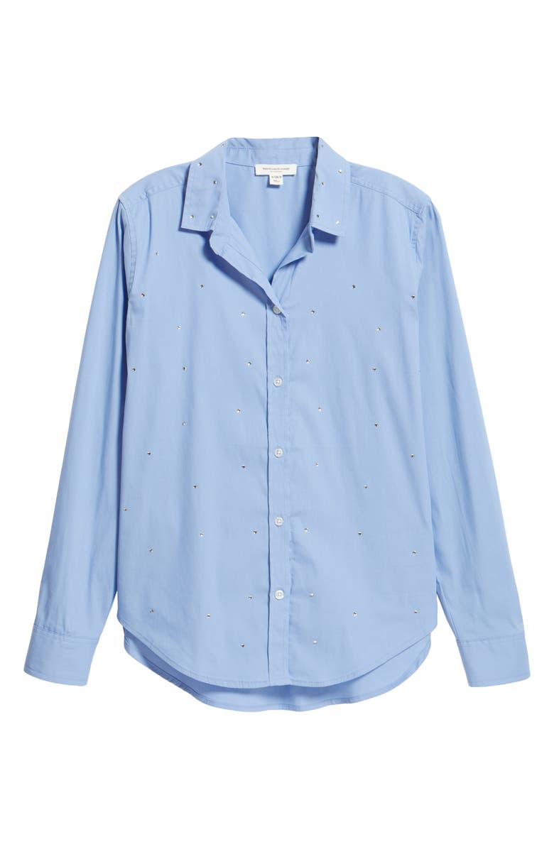 beachlunchlounge Alden Rhinestone Shirt, Alternate, color, Fresh Hydrangea