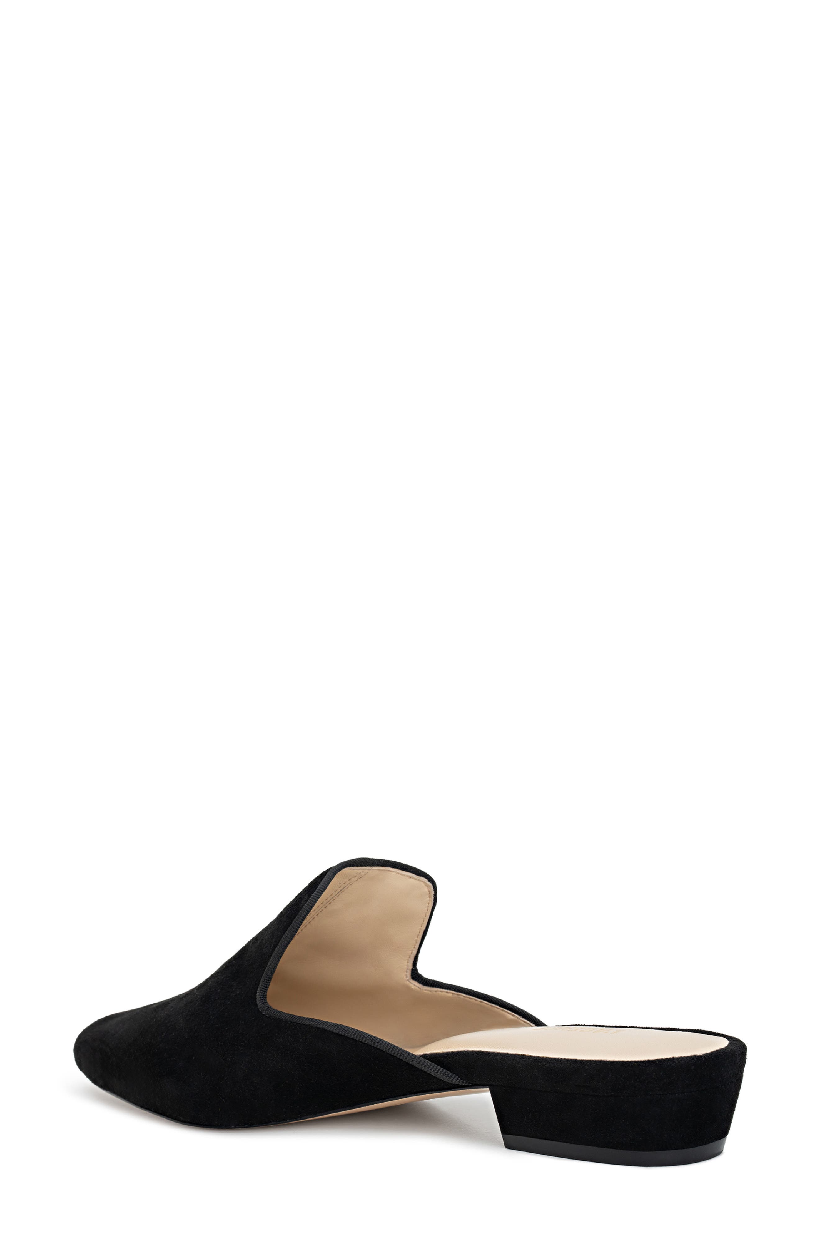 L'AGENCE Como Mule, Alternate, color, Black Suede