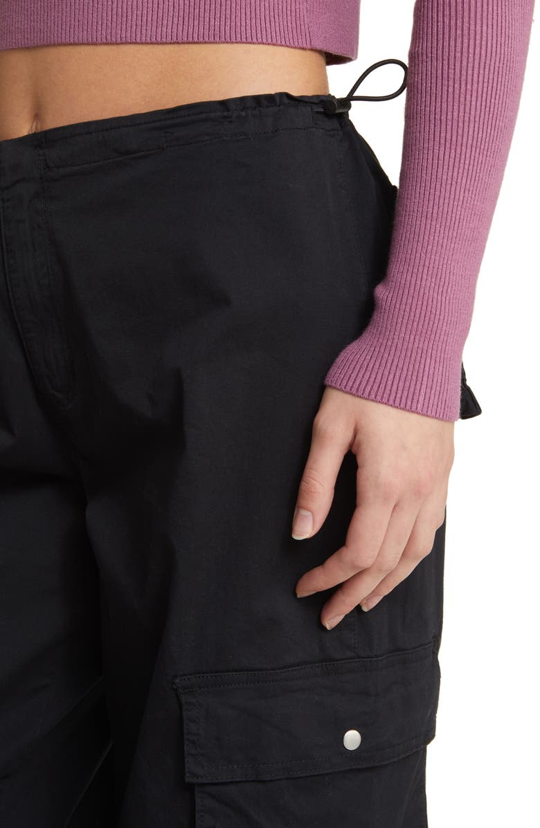 PacSun Cotton Cargo Parachute Pants, Alternate, color, 