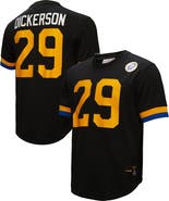 Mitchell & Ness Men's Mitchell & Ness Eric Dickerson Black Los Angeles Rams Retired Player Name & Number Mesh Top