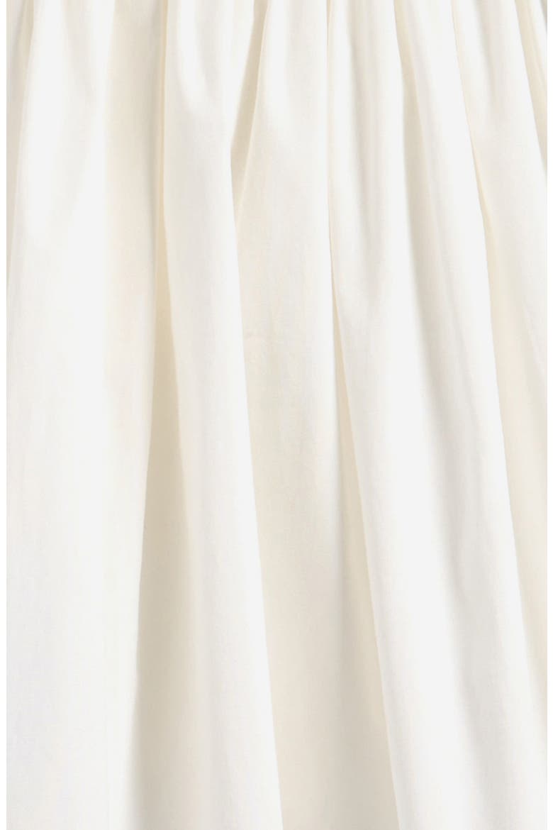 Kids' Pintuck Stretch Cotton Poplin Skirt, Alternate, color, WHITE