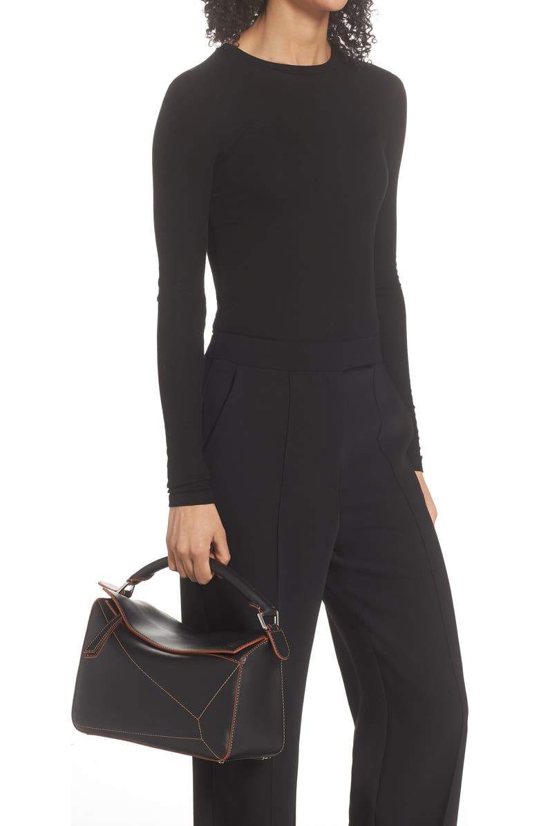 Loewe Puzzle Soft Leather Bag, Alternate, color,