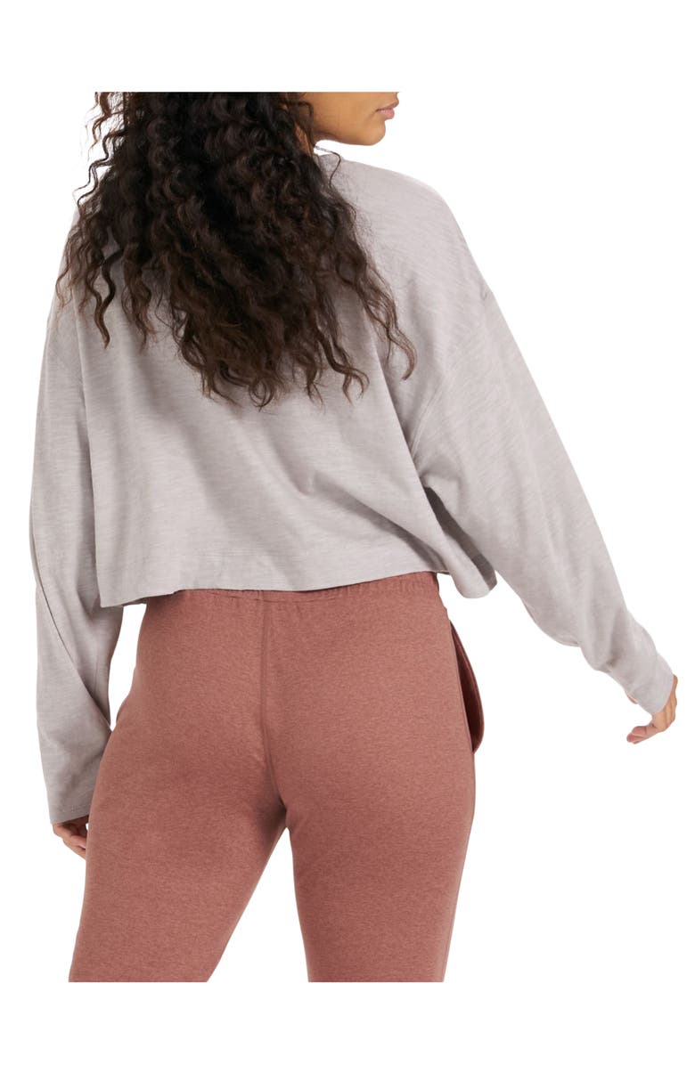 Vuori Sundown Slub Long Sleeve Crop T-Shirt, Alternate, color,