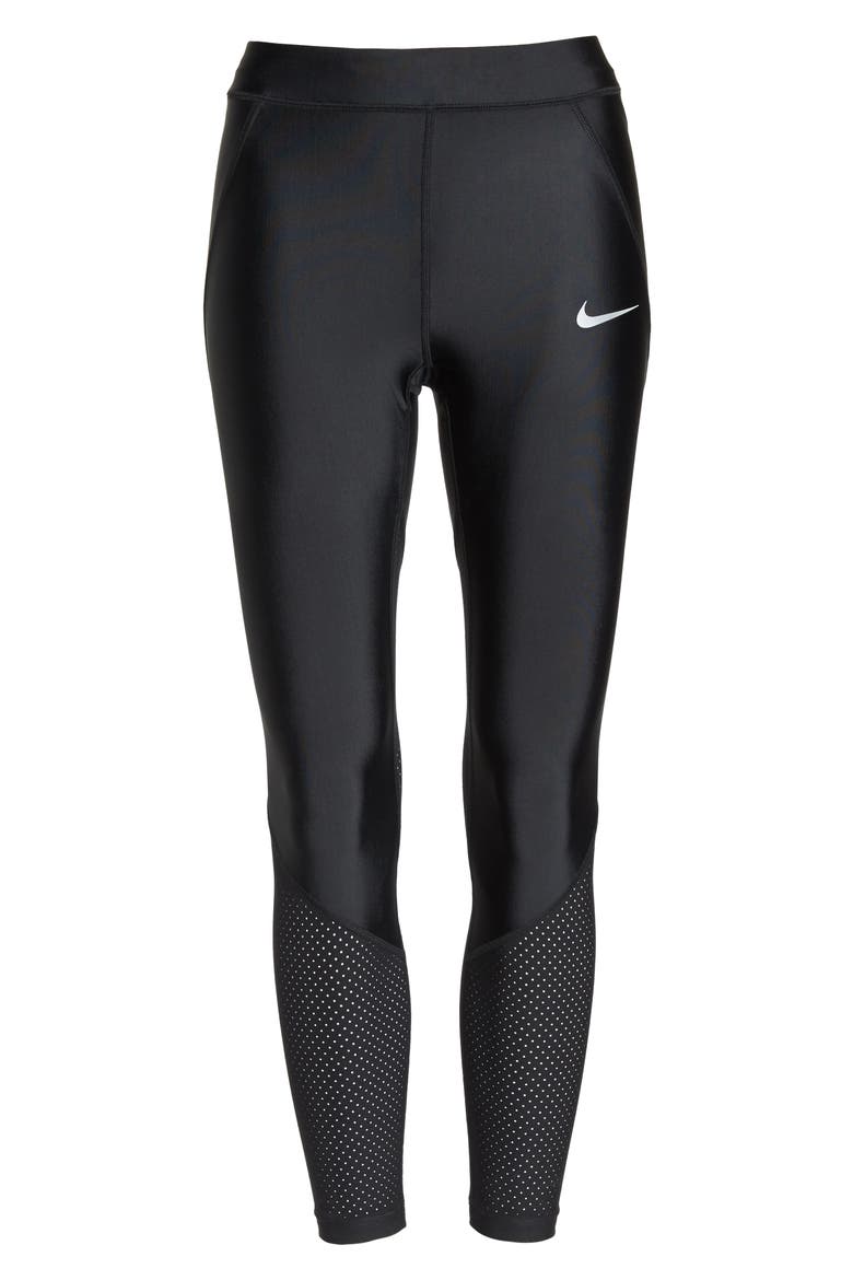 Speed Cool Running Tights, Alternate, color, BLACK