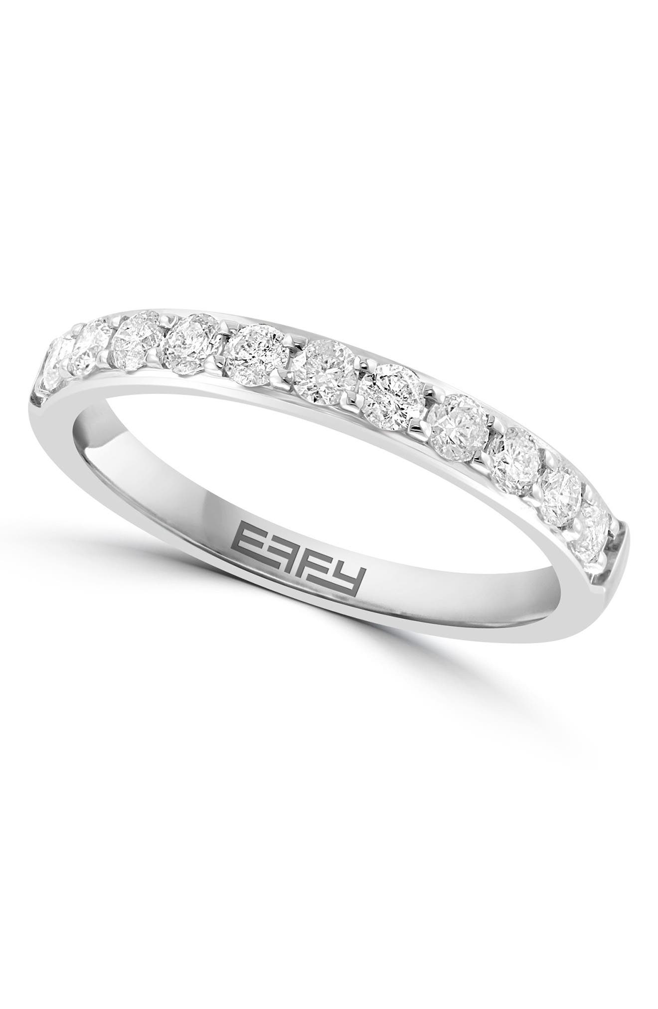 EFFY 14K White Gold Diamond Ring - 0.25 ctw.