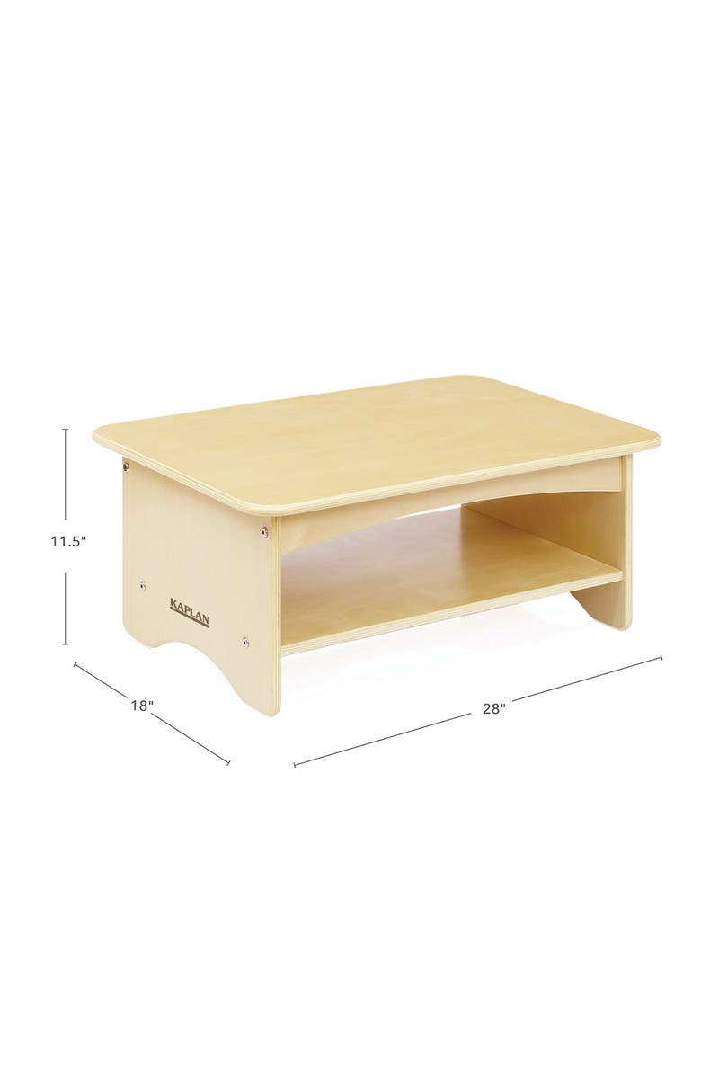 Kaplan Early Learning Company Carolina Coffee Table, Alternate, color, Beige