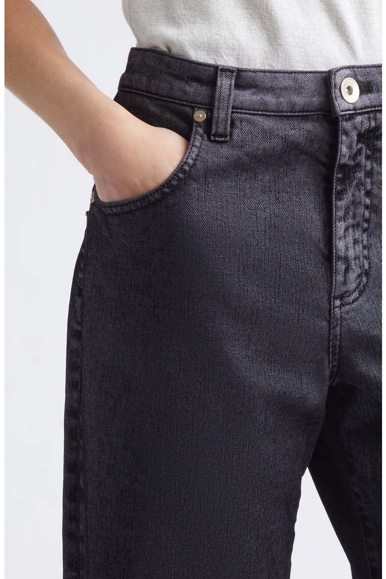 High Waist Wide Leg Jeans, Alternate, color, 22 BLACK