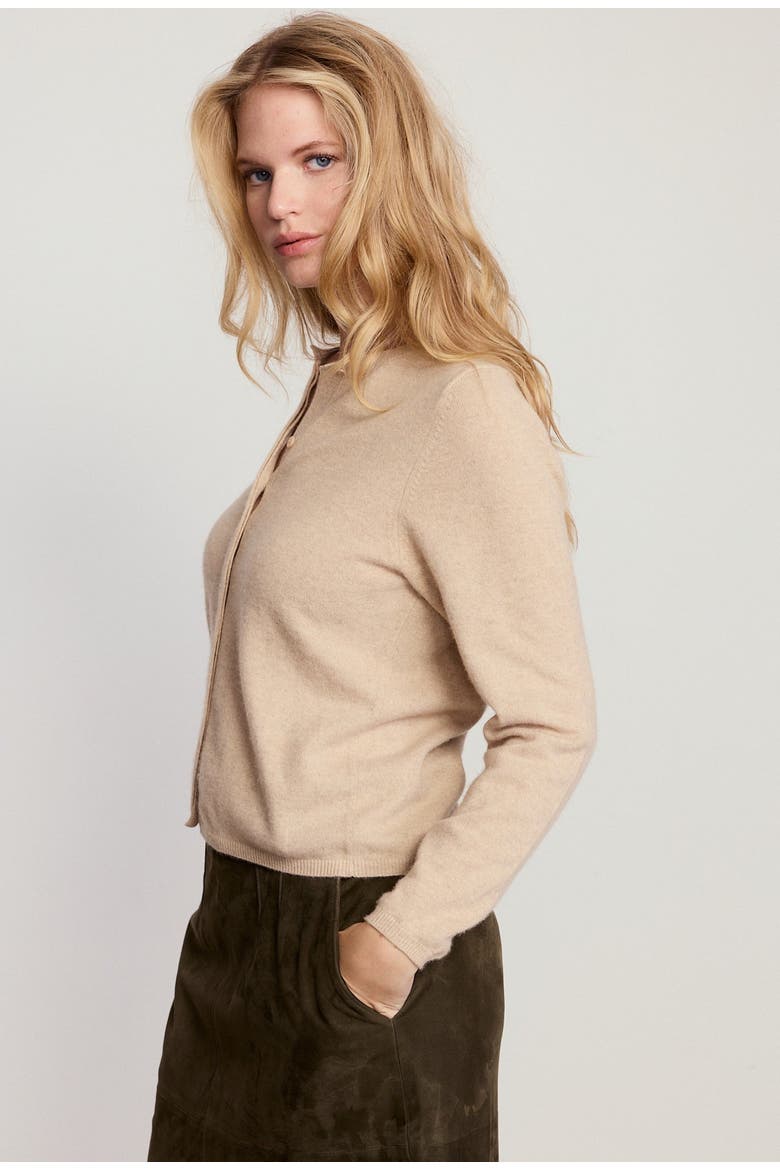 The Cashmere Crew Sweater, Alternate, color, Camel