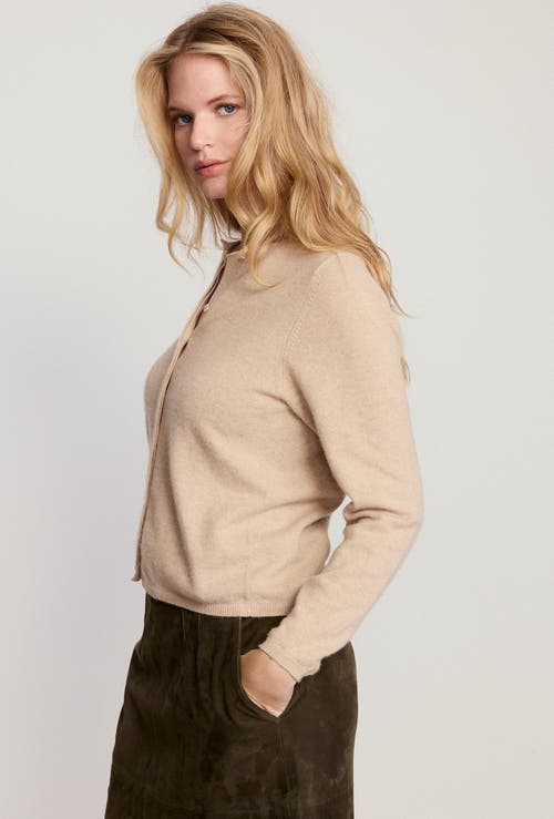 The Shirt By Rochelle Behrens The Cashmere Crew Sweater In Brown