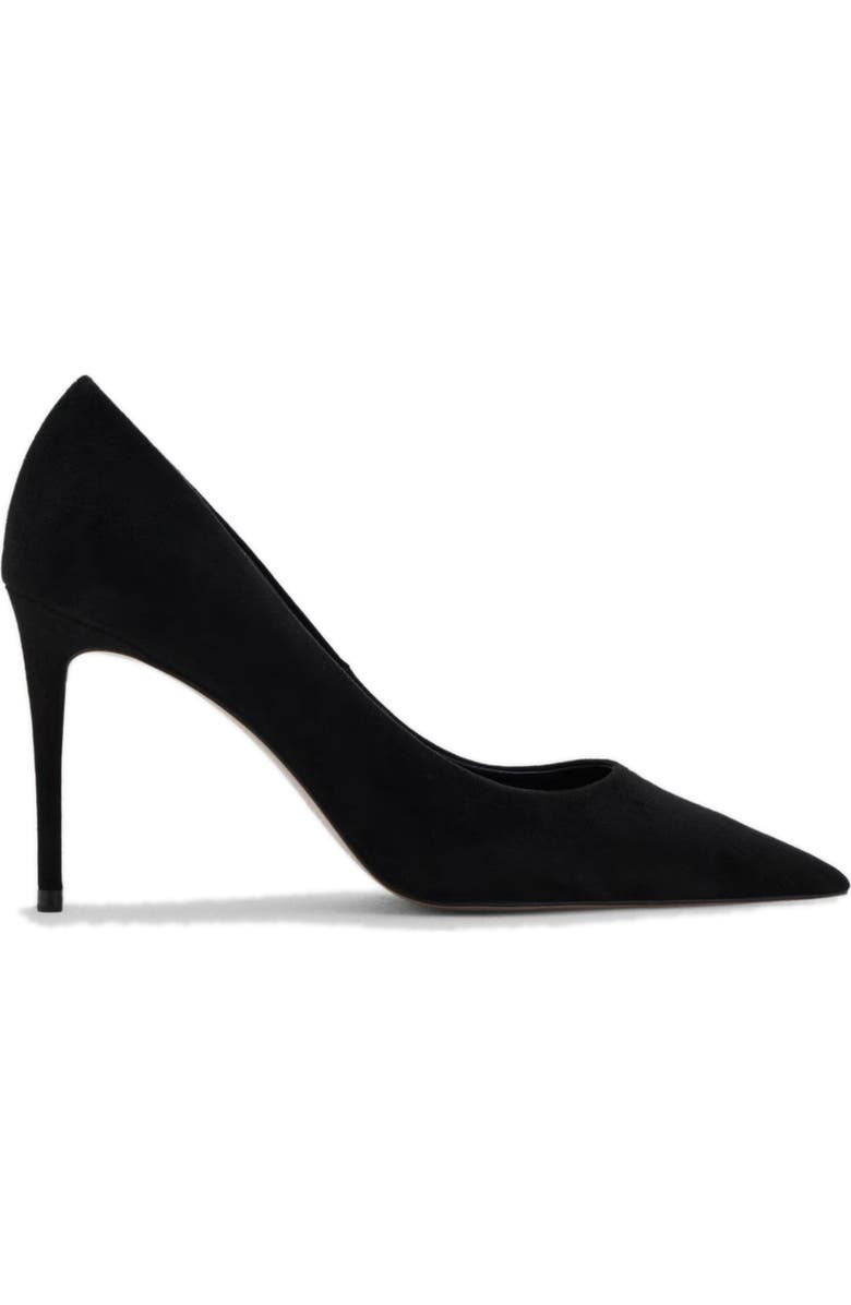 MANGO Pointed Toe Pump, Alternate, color, Black