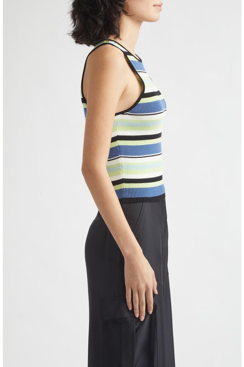 Avery Racerback Tank, Alternate, color, OCEAN/ KEYLIME MULTI