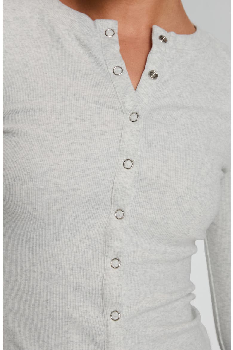 Sandra Dee Crop Rib Top, Alternate, color, GREY