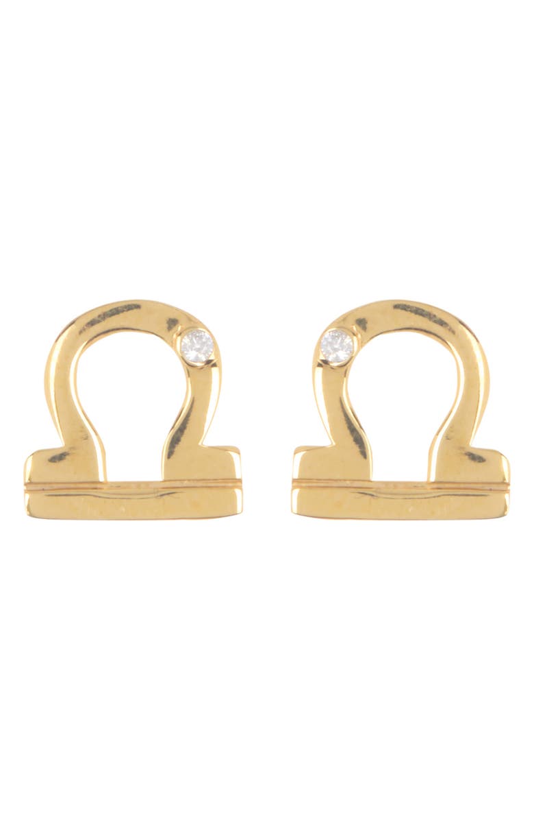 PAIGE NOVICK Libra Zodiac Single Stud Earring, Main, color, 