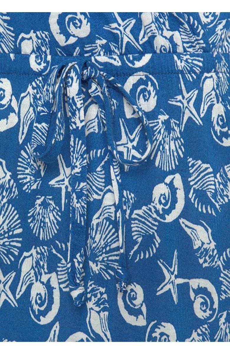 LASCANA Women's Sleeveless V-Neck Maxi Dress, Alternate, color, Blue-Printed