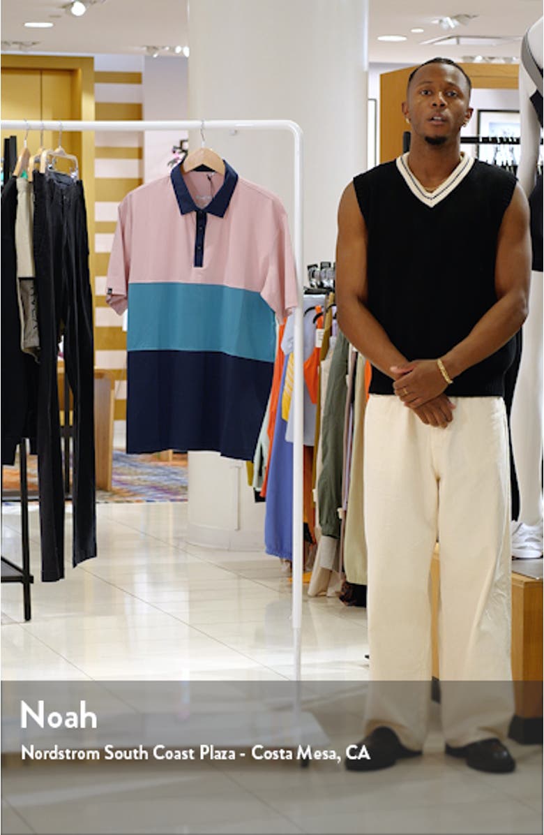 Gibbs Colorblock Golf Polo, sales video thumbnail