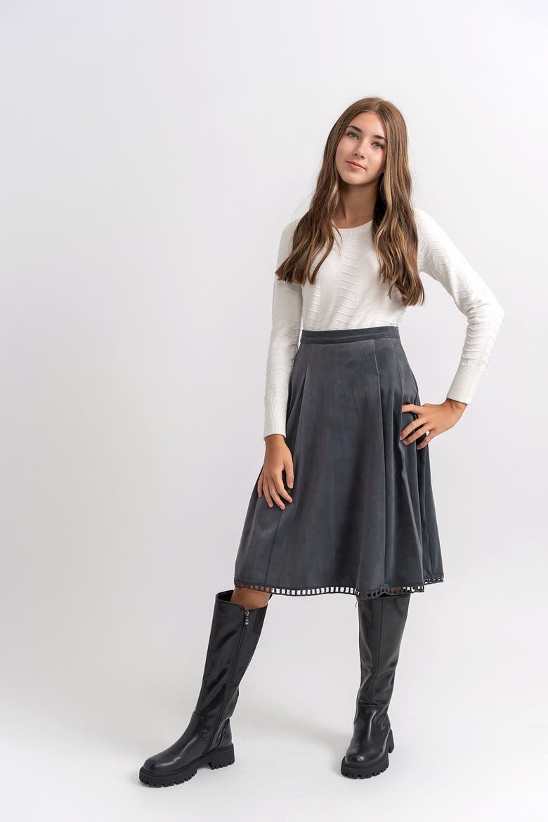 Knit Textured Pullover Top, Alternate, color, Off White