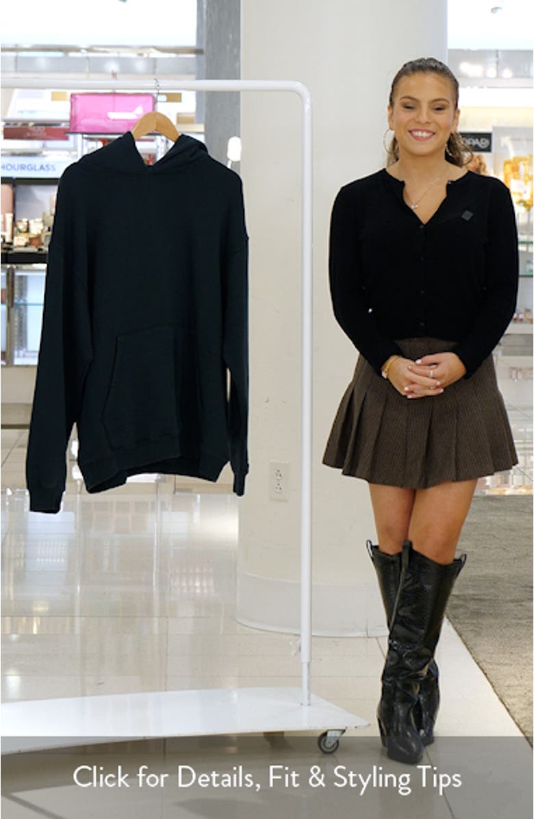 Oversize Fleece Hoodie, sales video thumbnail