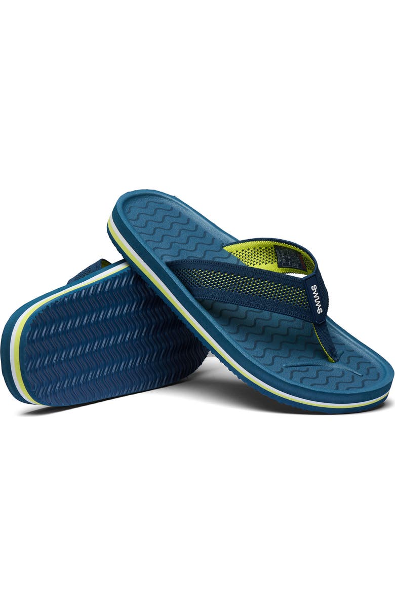 Swims Napoli Flip Flop, Alternate, color, Aegean Blue