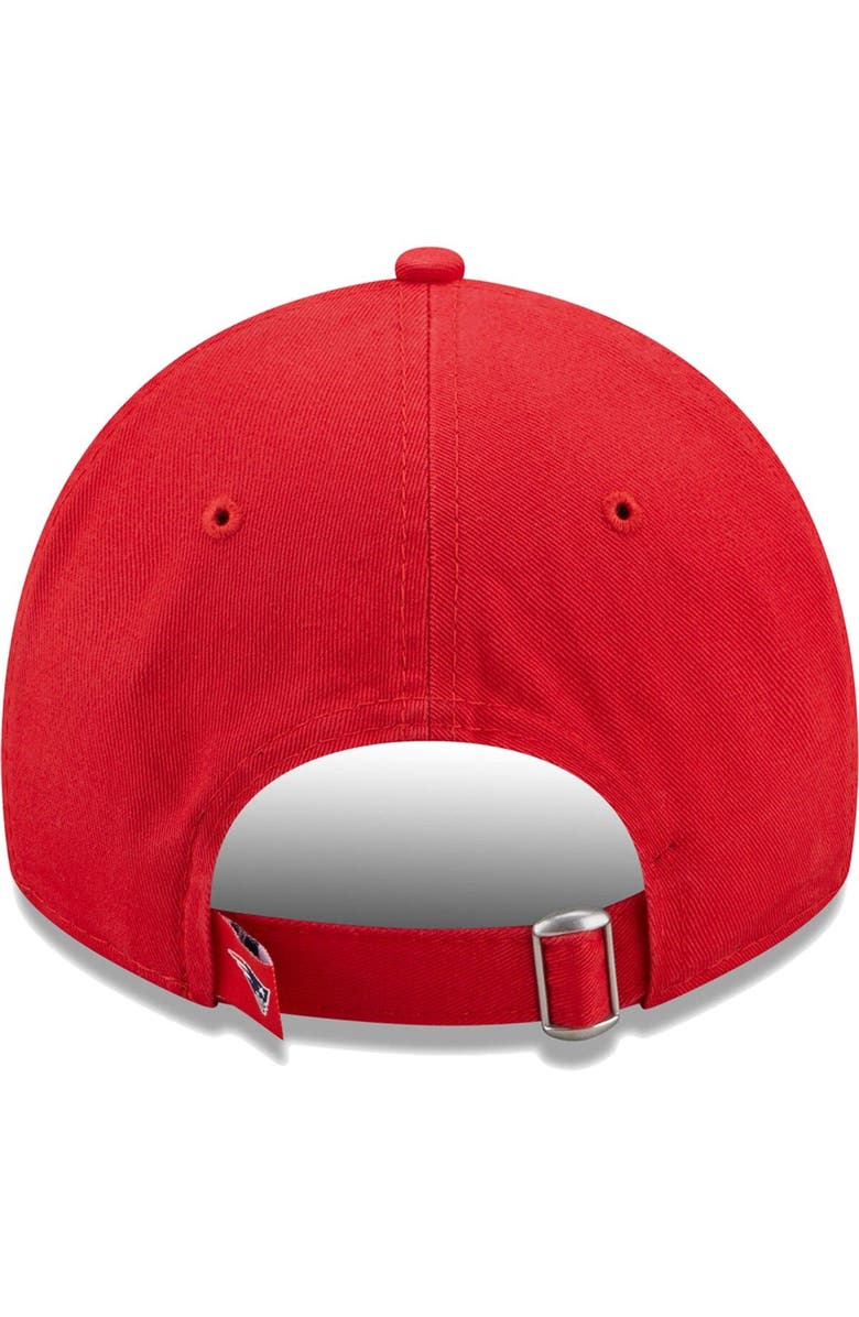 New Era Women's New Era Red New England Patriots Core Classic 2.0 9TWENTY Adjustable Hat, Alternate, color, 