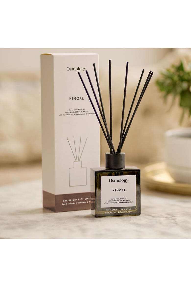 Hinoki Reed Diffuser, Alternate, color, black