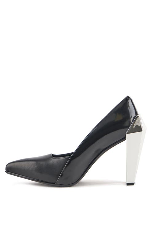 United Nude Women's Black / Silver Gem Pump Hi - Black In Black