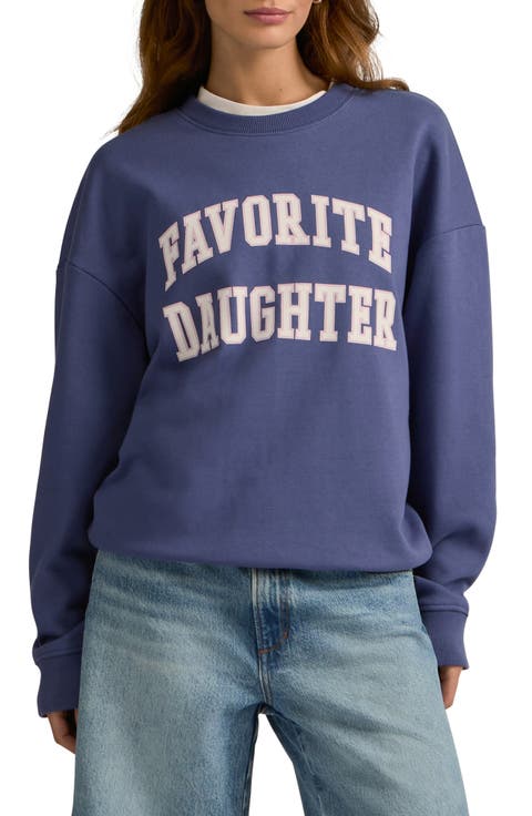Collegiate Cotton Blend Sweatshirt