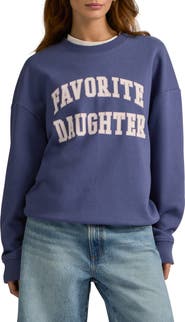 Favorite Daughter Collegiate Cotton Blend Sweatshirt