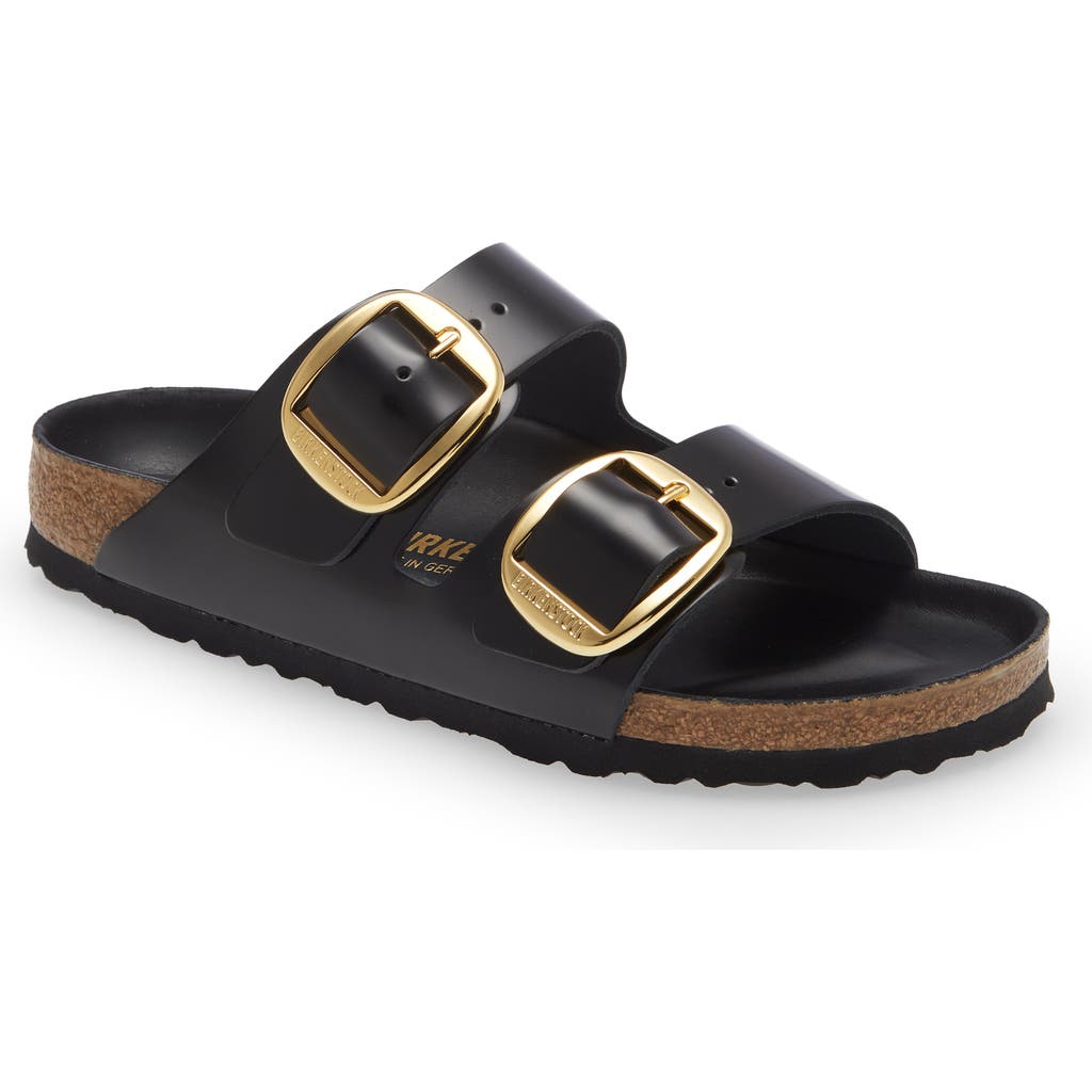 Birkenstock Arizona Big Buckle Sandal in High Shine Black  product