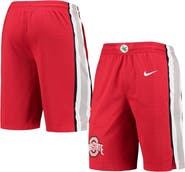 Nike Men's Nike Scarlet Ohio State Buckeyes Replica Performance Basketball Shorts