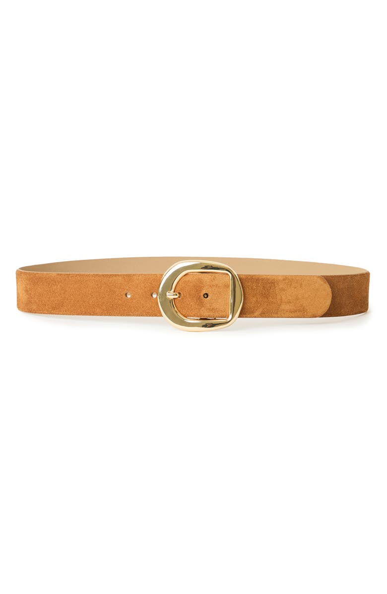 B-Low the Belt Greyson Leather Belt, Main, color, Sienna Gold