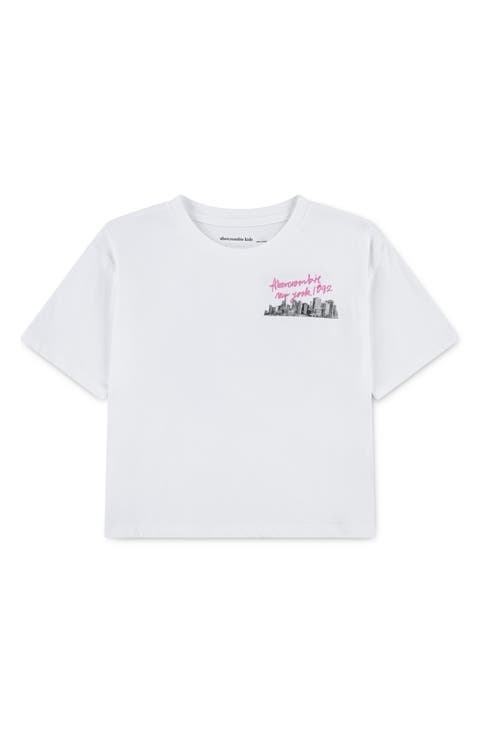 Kids' NYC Streets Boxy Graphic T-Shirt (Little Kid & Big Kid)