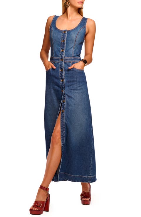Women's Scoop Neck Denim Dresses | Nordstrom