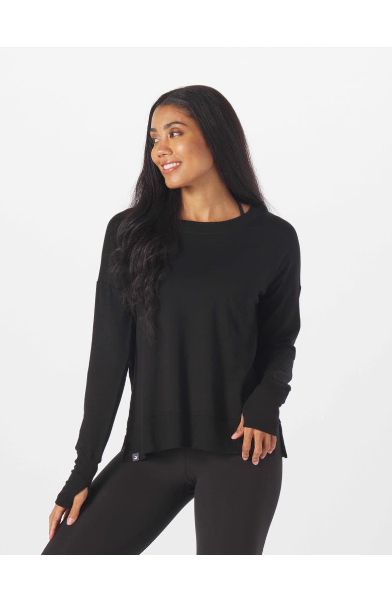 GLYDER Lounge Long Sleeve, Alternate, color, Black
