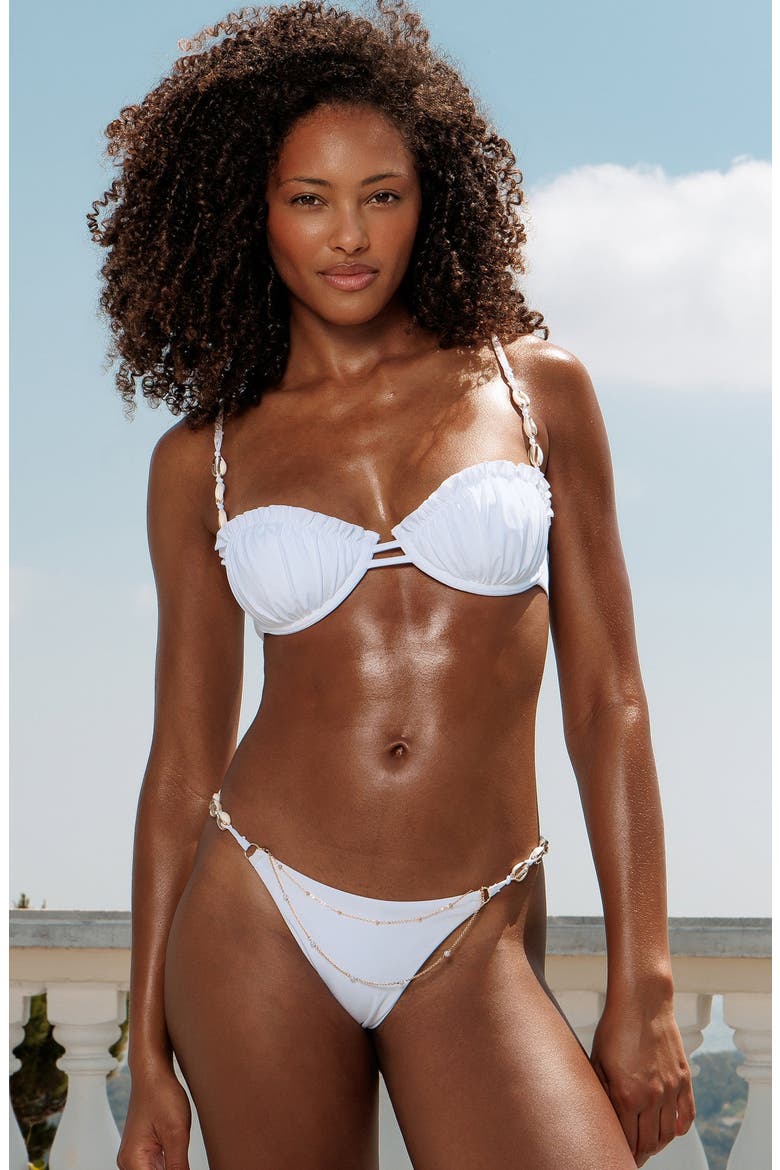 Etana Underwire Top, Alternate, color, White