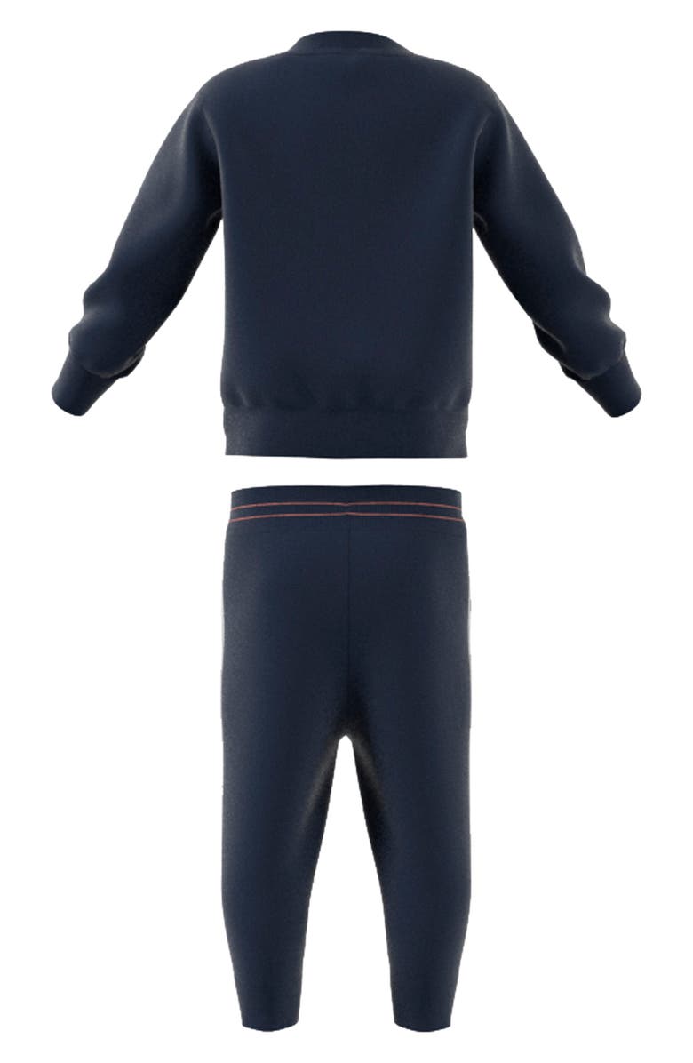 adidas Crewneck Sweatshirt & Joggers Set, Alternate, color, 