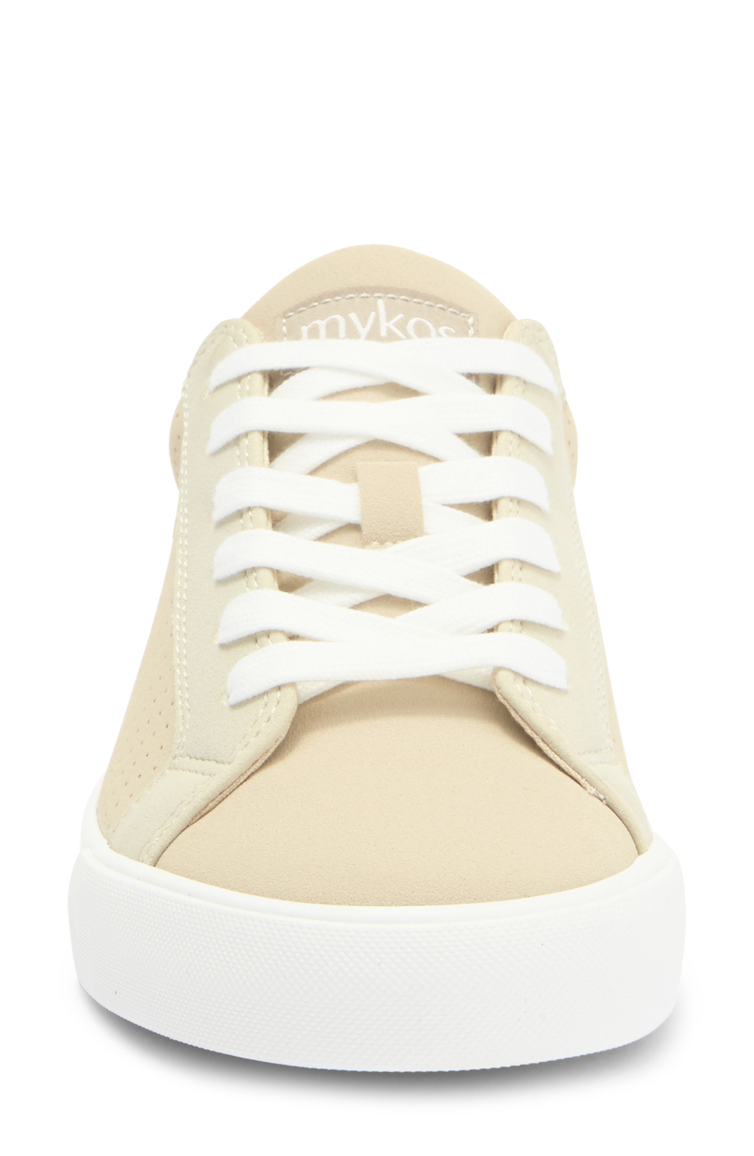 Mykos Vita Perforated Low Top Sneaker, Alternate, color, Beige Perf